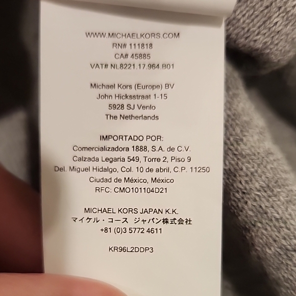Michael Kors Gray Men's Sweater size XL! - Picture 5 of 9